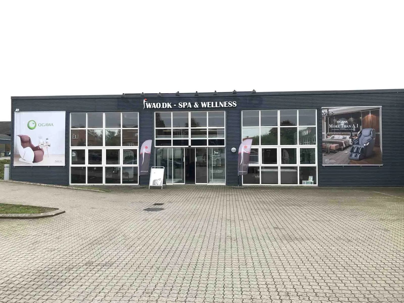 Facadeskiltning på spa- og wellnesscenter
